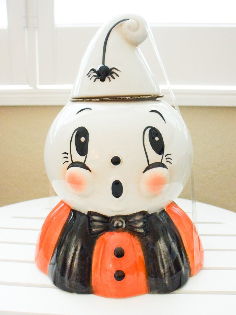 *Johanna Parker* Halloween Gus the Ghost LARGE 10" Canister - 2026 - NEW!